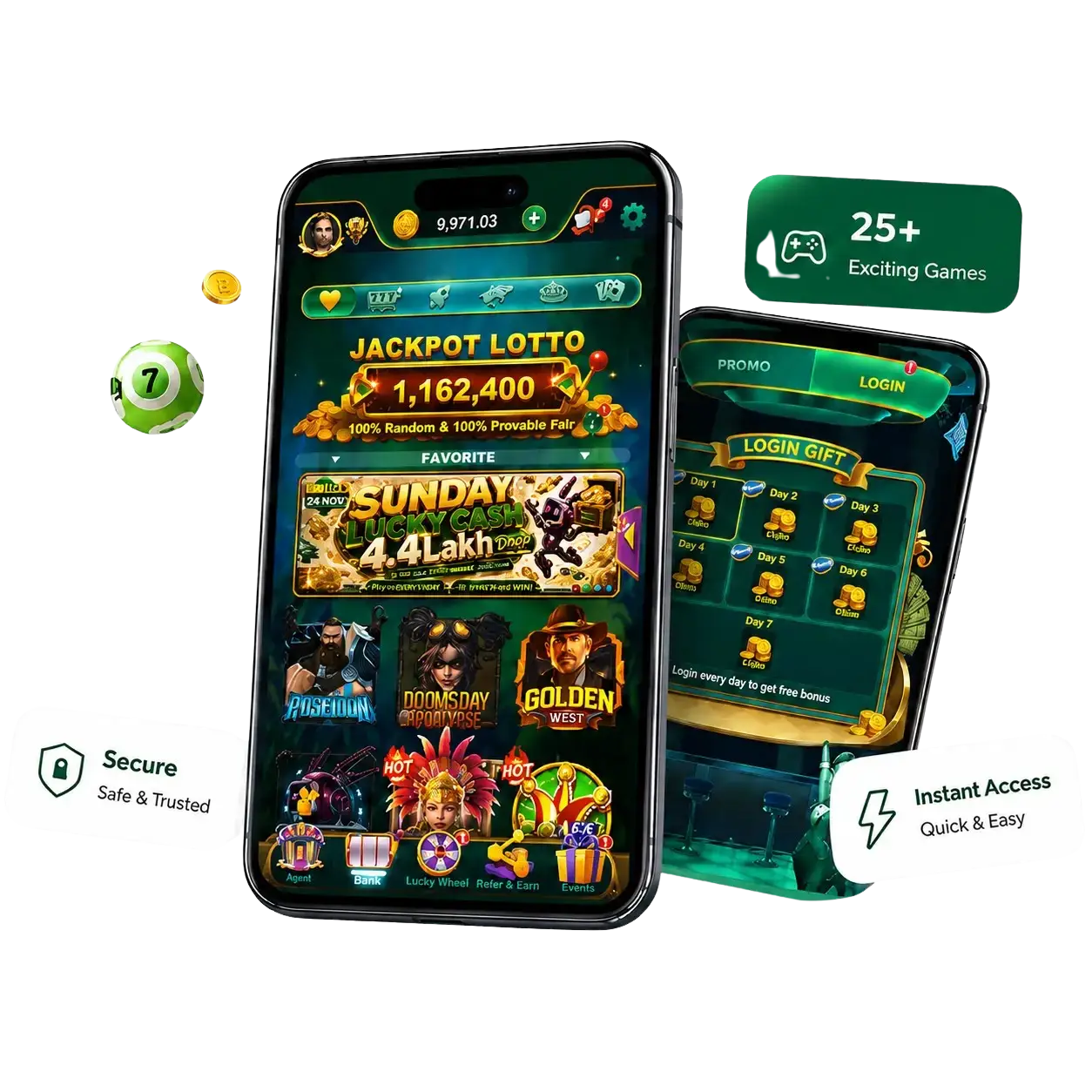 Bingo 101 mobile app preview
